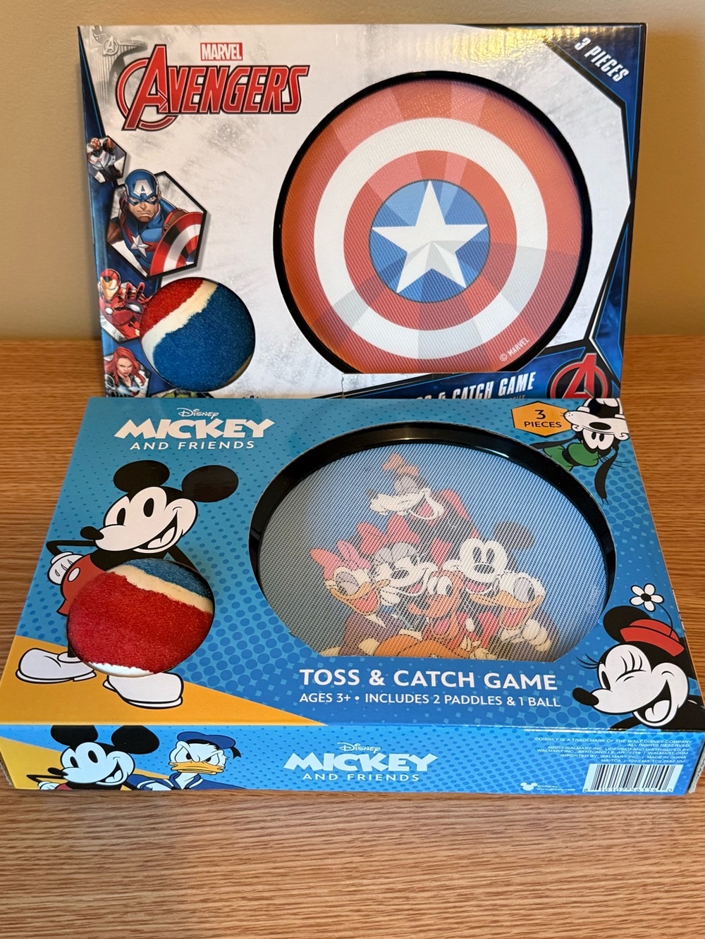 Disney Mickey & Friends Toss & Catch Game - Blue/Red